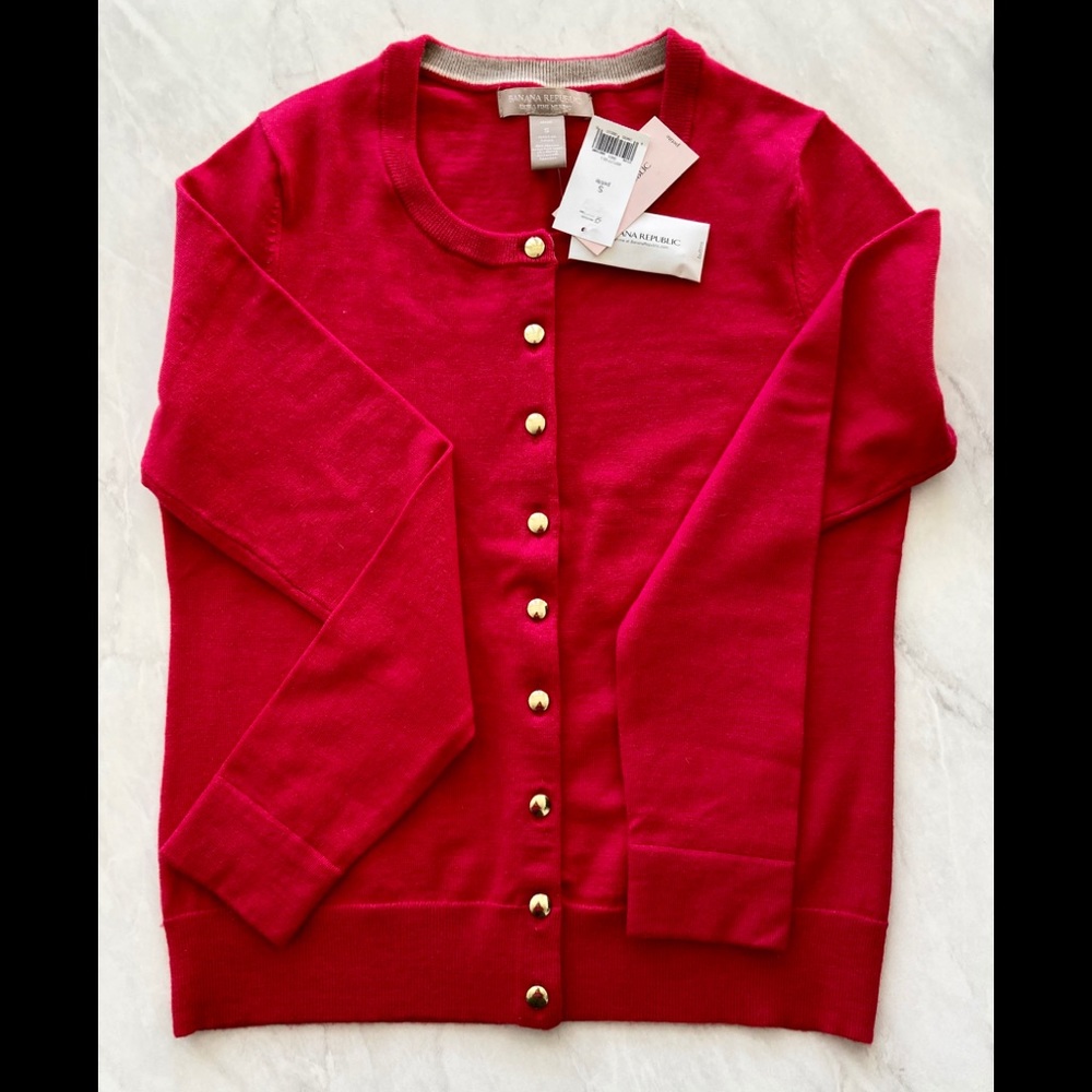 NWT Banana Republic- wool cardigan